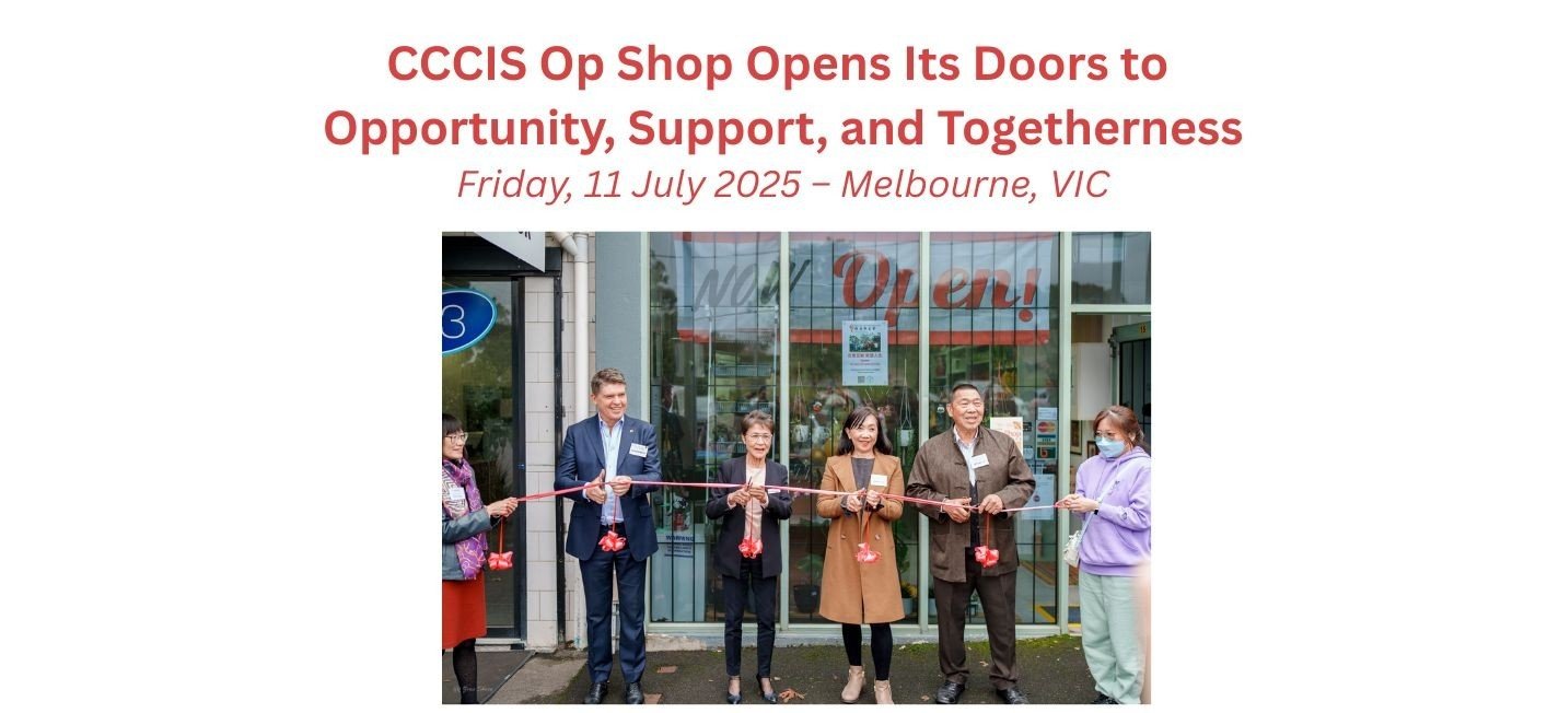 Official Opening of CCCIS Op Shop